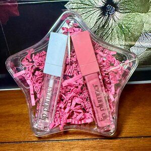 NEW 3-Pc CLEAR & CORAL OF THE STORY Lip Plumper by Bath & Body Works in a STAR